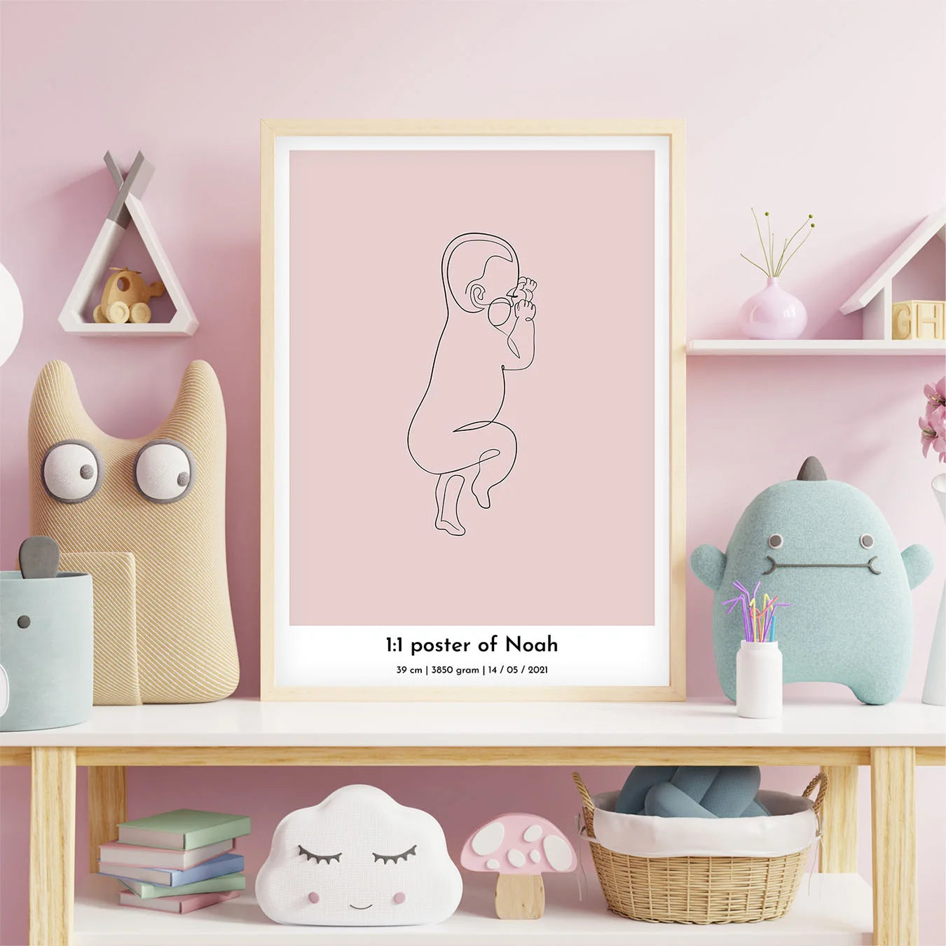 Baby Art 1:1 Scale "Line Art #1"