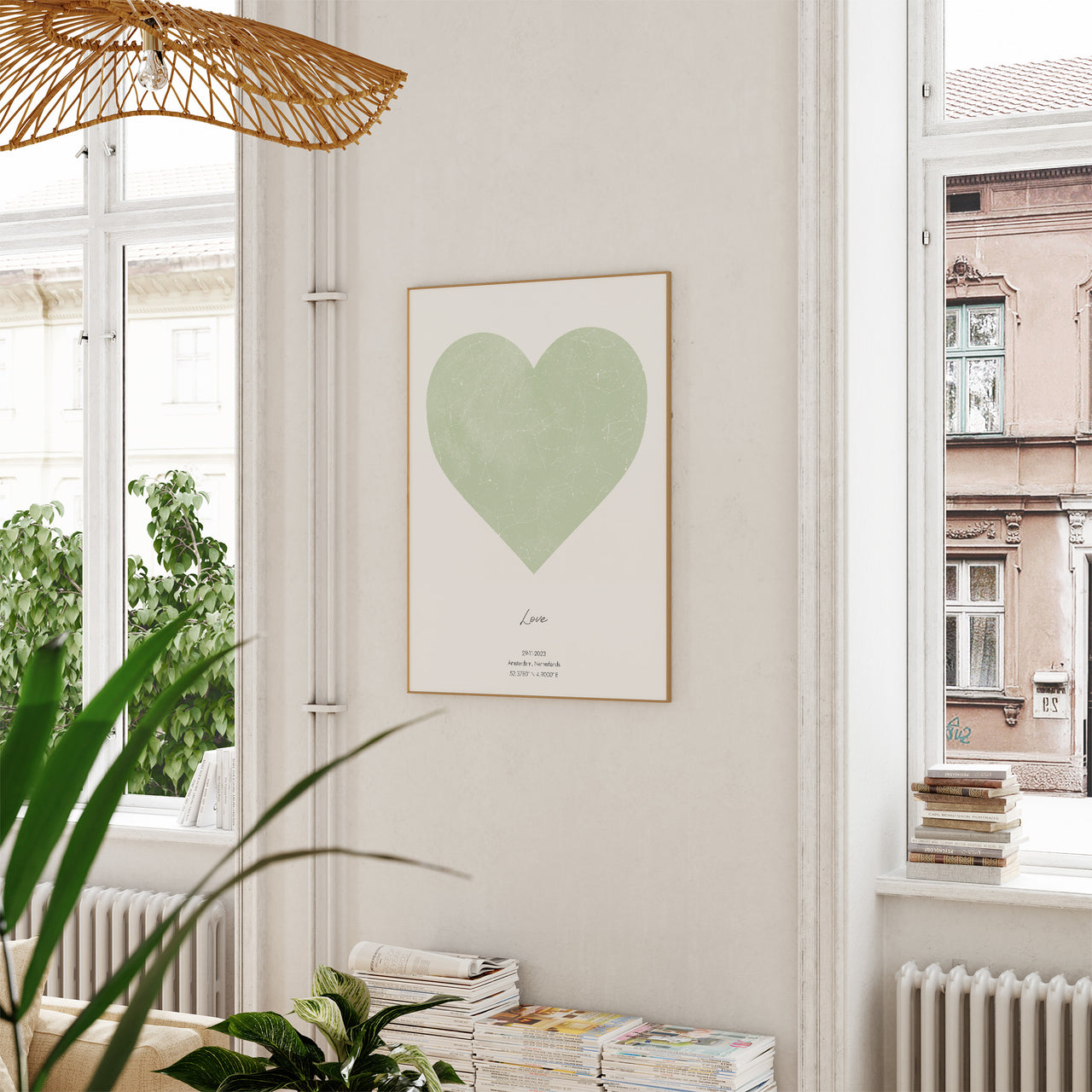 Sterrenhemel poster Heart