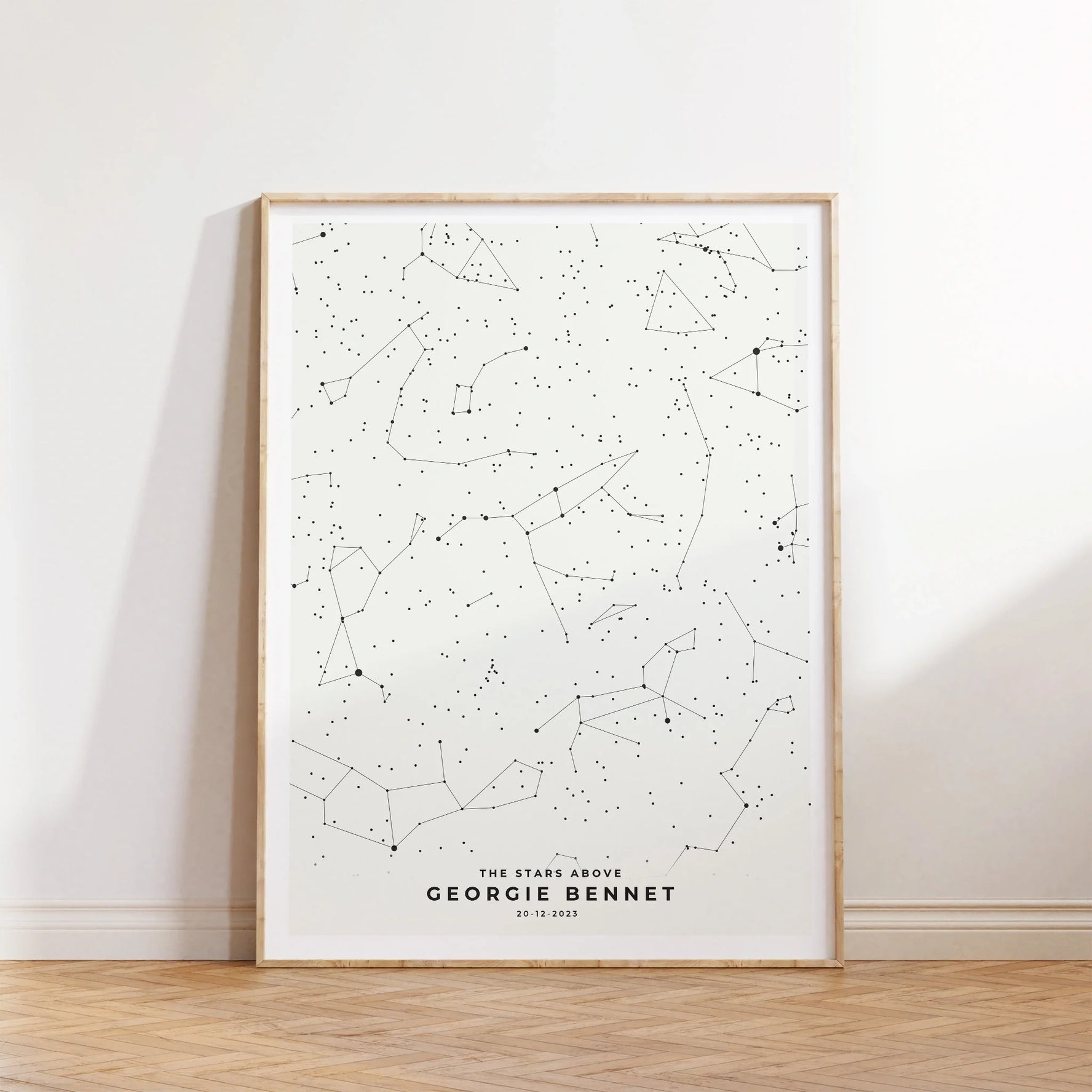 3.0 - Star Map Poster verblassen