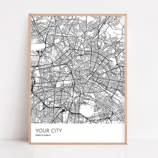 Street Map Poster 'Classic'
